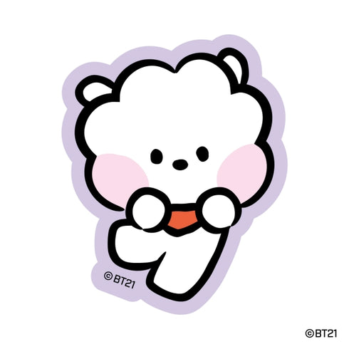 『BT21』minini ダイカットステッカーミニ / (2)RJ